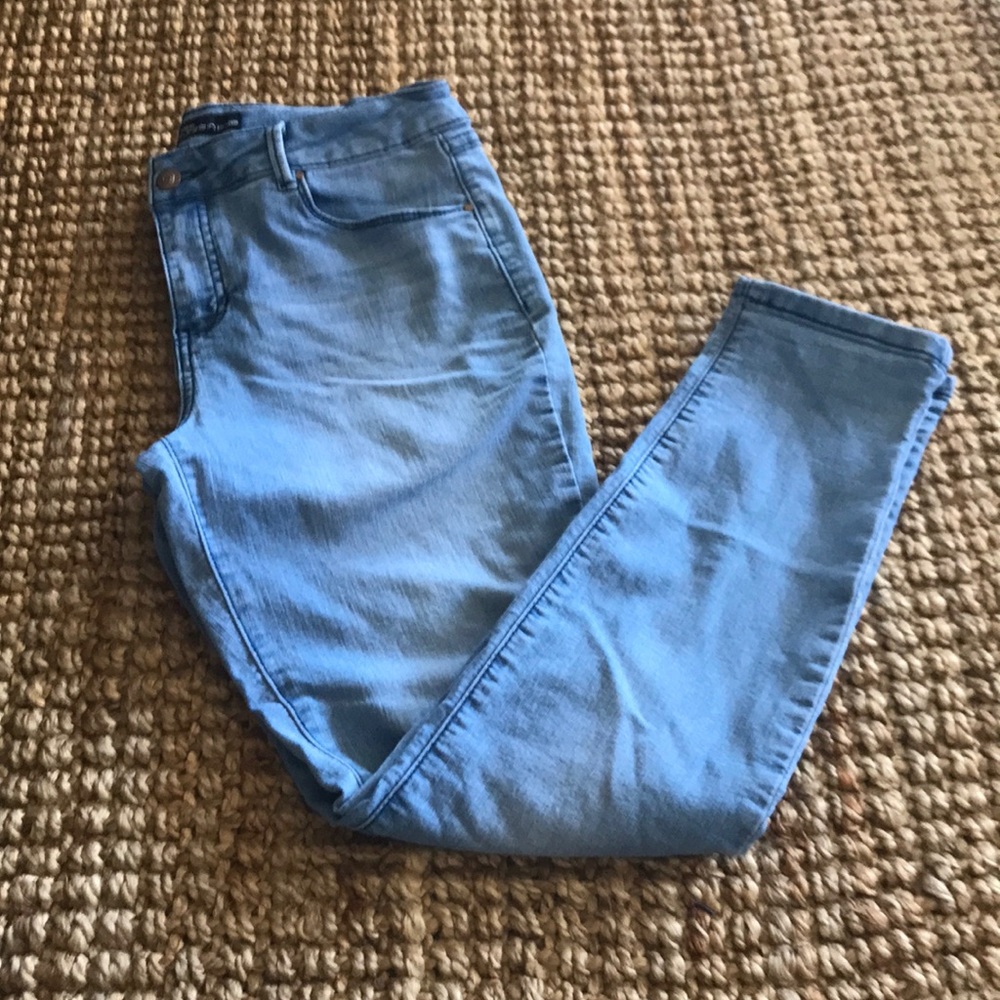 Sky blue jeans